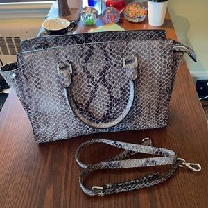 Michael Kors Gray Snake Selma